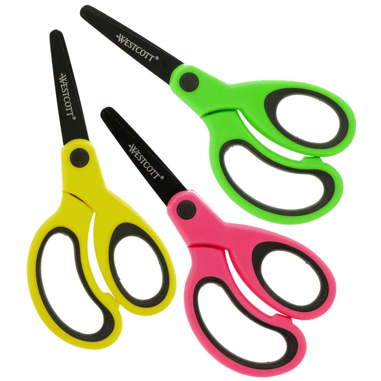 Picture of 0294 WESTCOTT SOFT GRIP SCISSORS WITH PROTECTIVE SLEEVE